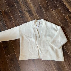 Anthropologie Pilcro cream winter sweater NWT one size